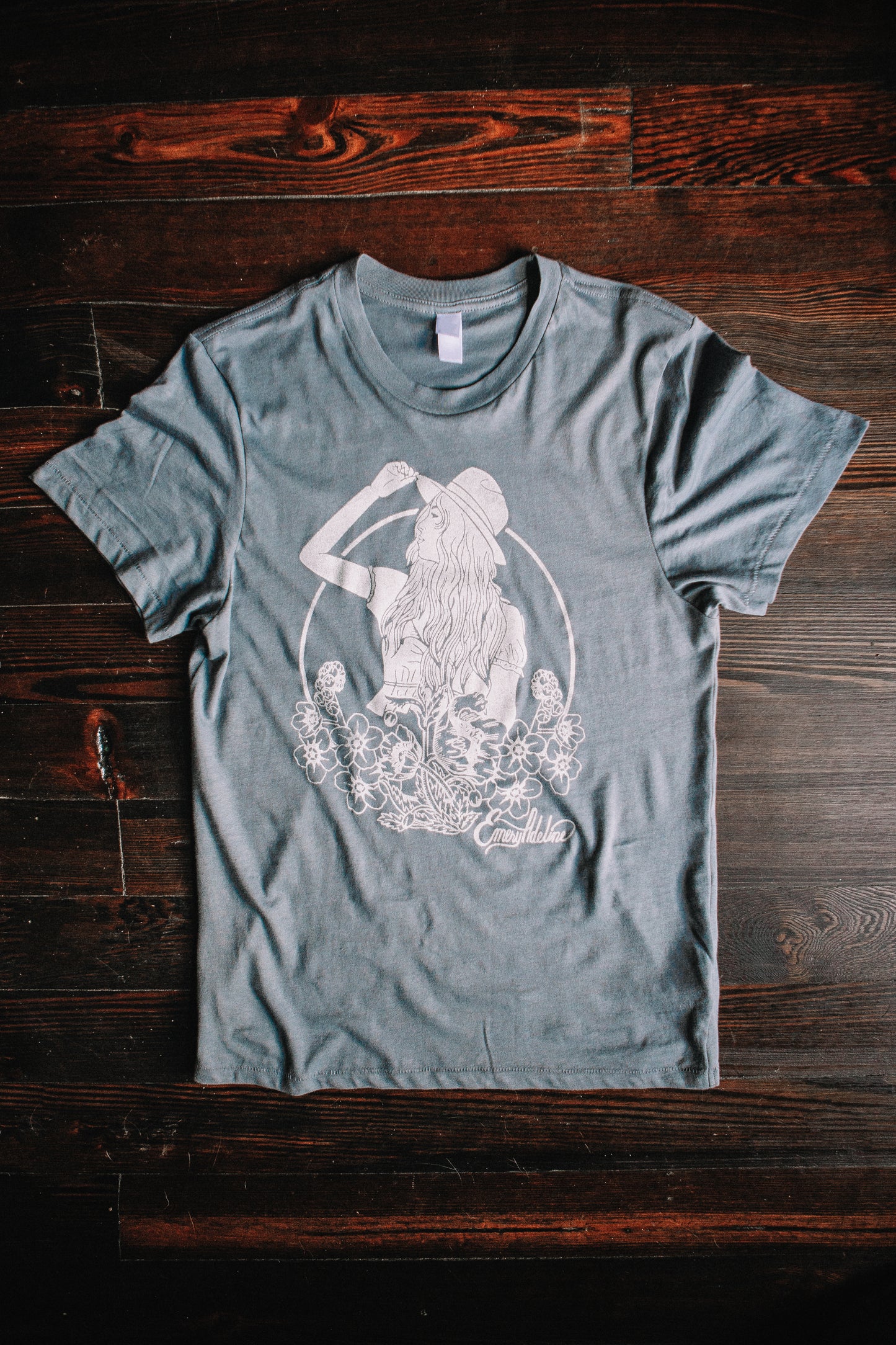 Blue Cowgirl Tee
