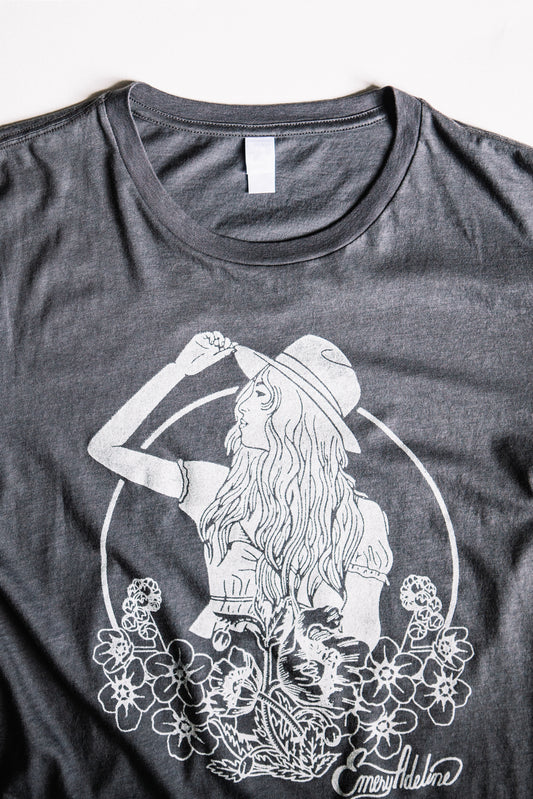 Grey Cowgirl Tee